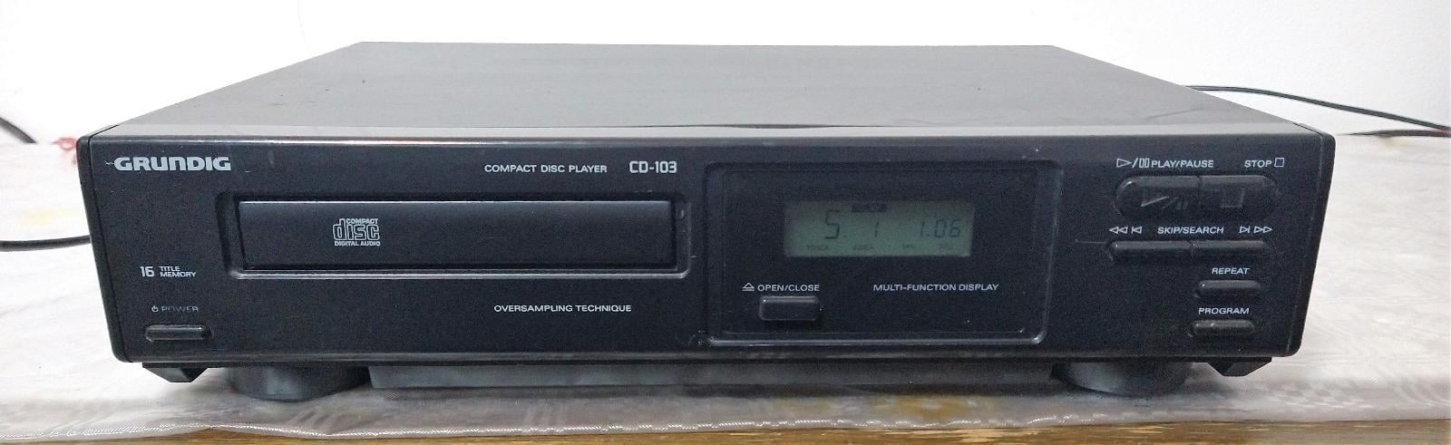 Grundig CD 103 - TV, audio, video