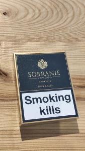 Cigarety Sobranie London (Black Russian), nové, nesehnatelné