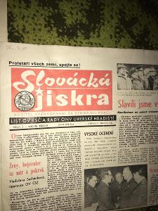 SLOVÁCKÁ JISKRA 3KUSY 1988