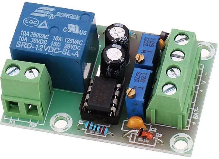 Nabíjací kontrolér XH-M601 pre batérie 12V - zostavený modul !NOVINKA! - Elektro