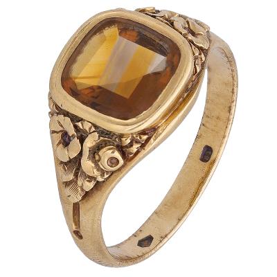 Zlatý starožitný prsten 4,55g 14kt vel.55 000532411213