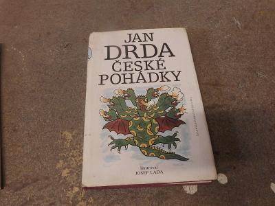 Stará dětská kniha - Jan Drda - ČESKÉ POHÁDKY - il.Lada 