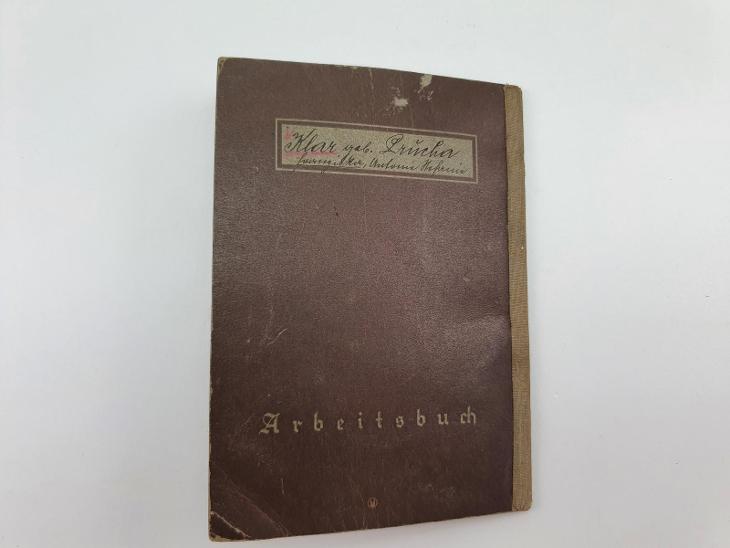 Arbeitsbuch - říšská pracovní knížka - Vojenské sběratelské předměty