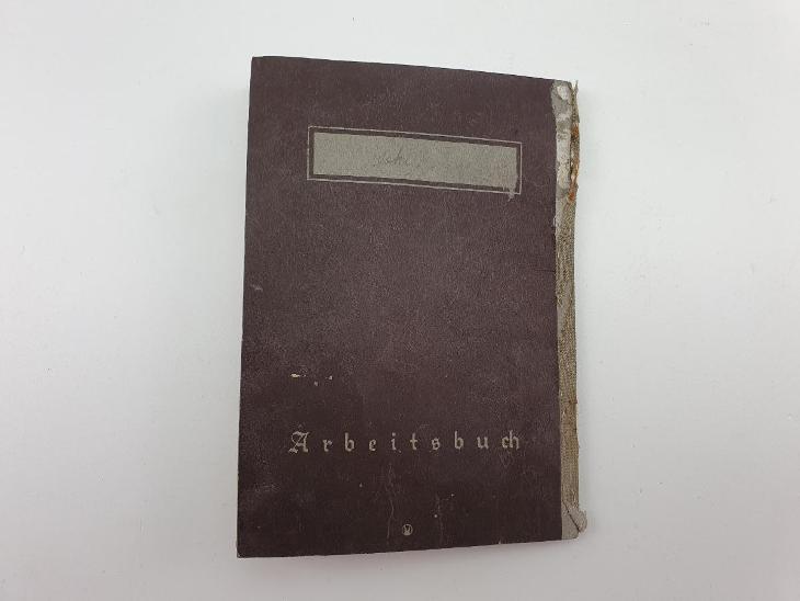 Arbeitsbuch - říšská pracovní knížka - Vojenské sběratelské předměty