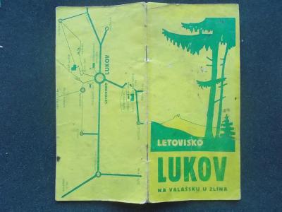 Zlín Fryšták Lukov hrad a okolí stará reklamní kniha průvodce bedek