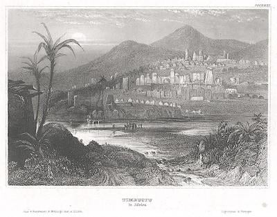 Timbuktu, Meyer, oceloryt, 1850