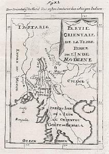 Indie východní, Mallet, mědiryt, 1719