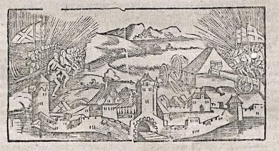 Nancy bitva, S. Münster, dřevořez, (1600)
