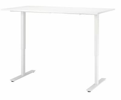 IKEA TROTTEN Polohovací stůl, bílá 160x80 cm
