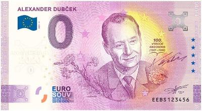 0 euro Dubček -  Anniversary verze