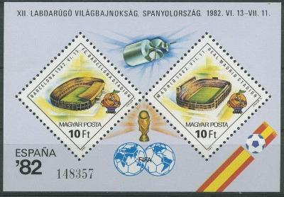 Maďarsko 1982 MS ve fotbale Mi# Block 155 0495