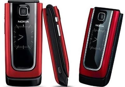 Nokia 6555 Red - pouzdro/čtečka ZDARMA