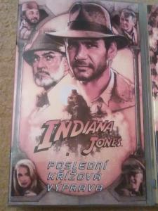Indiana Jones 3X,originální VHS kazety.