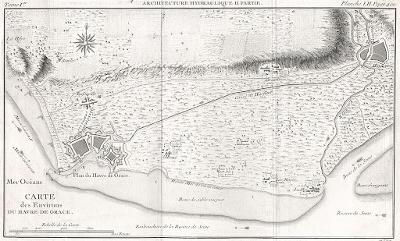 Havre přístav, Belidor,  mědiryt, 1761