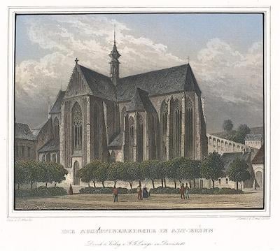 Brno Augustinianů, Lange, kolor.oceloryt, 1842