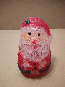 Vánoční LED svítící Santa Claus 16 cm - Nekompletní ( BC 279 Kč )