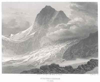 Finsteraarhorn, Krüsi,  oceloryt,  (1840)