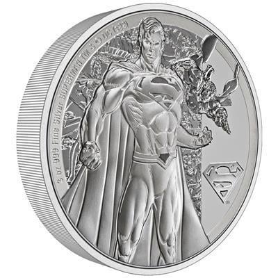 Mince Superman 3 oz investiční stříbro