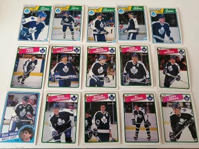 Retro karty NHL-Tým Toronto Maple Laefs