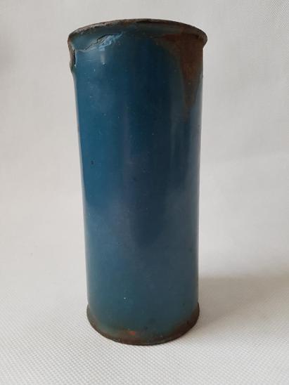 Stará smaltovaná odměrka modrý smalt 1/2 litru