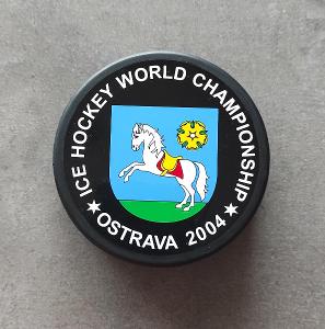 hokejový puk ... MS 2004 ČR 