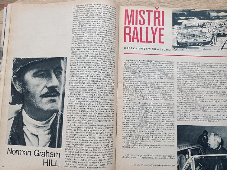 GRAND PRIX SPORT 1/1974  - Motoristická literatura
