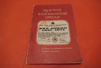 Radioamatérské diplomy / Jiří Peček (1985) Svazarm