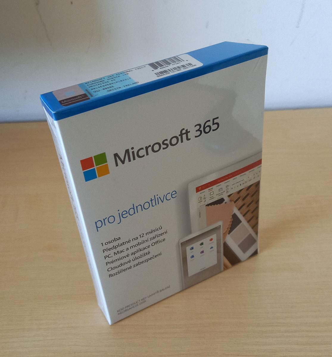 Microsoft (Office) 365 pro jednotlivce - předplatné na 1 rok - Počítače a hry