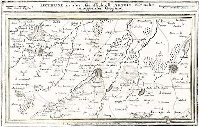 Béthune, Bodenehr, kolor. mědiryt, 1725