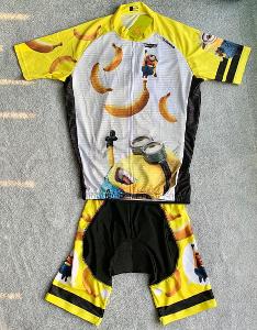 Cyklistický dres s kraťasy Mimoni