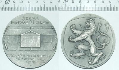 Medaile - Česká národní rada