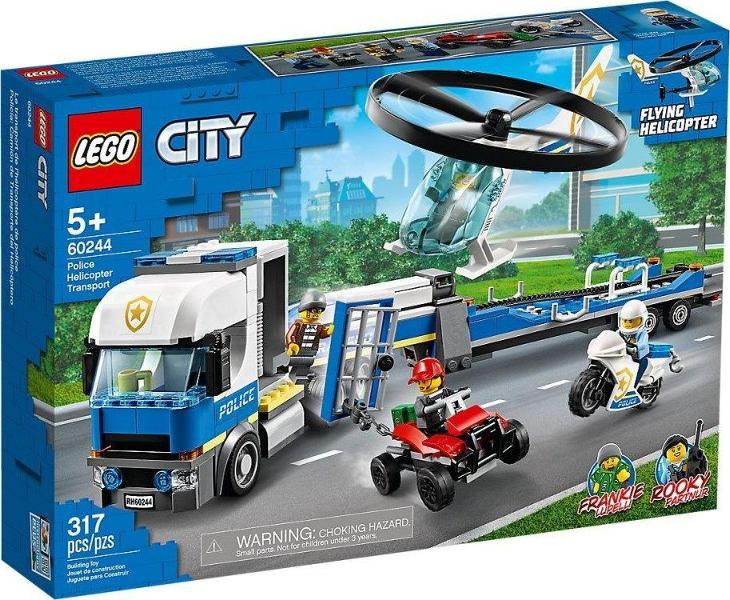 Nerozbalené LEGO City 60244 Přeprava policejního vrtulníku