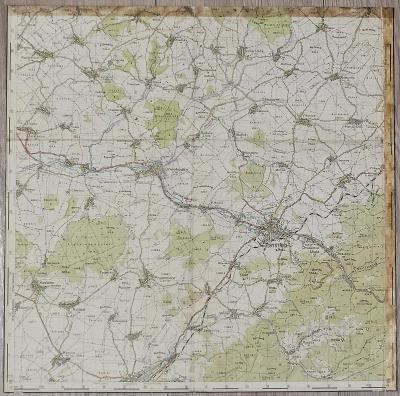 Vojenská mapa Bystřice pod Hostýnem, 1962