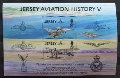 Jersey 1993 7€ 75 let RAF, Letadla a stíhačky