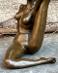 Bronzová socha soška - Dievča a stretching 2 soška figúrka - undefined