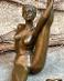 Bronzová socha soška - Dievča a stretching 2 soška figúrka - undefined