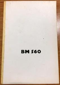 Manuál Tesla BM560 v německém jazyce