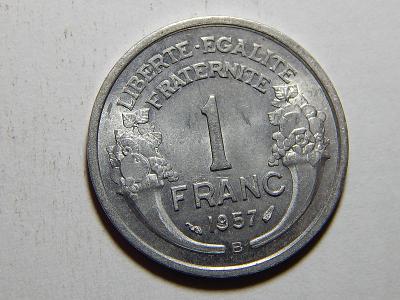 Francie 1 Franc 1957 B UNC č35990