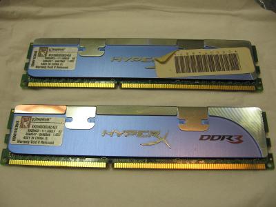 Prodám 2x2Gb DDR3 Kingston HyperX