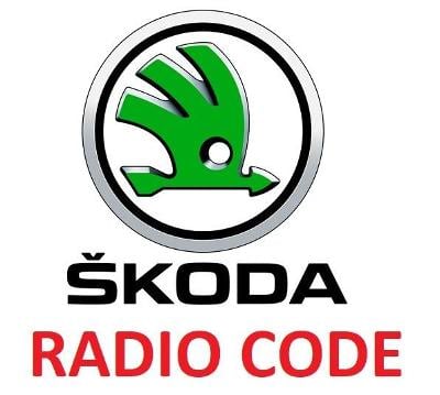Odkódování Odblokování Rádia na dálku SKODA kód Radio Code