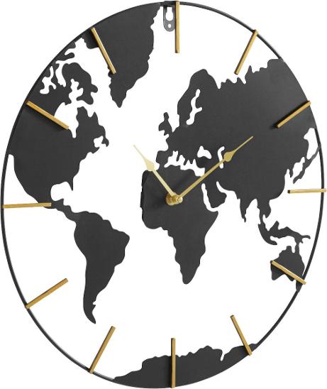 Nástěnné hodiny »Mapa světa« (97969061) H133 - NEFUNKČNÍ - Zařízení pro dům a zahradu