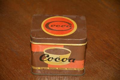 plechová krabička Cocoa Tuzex