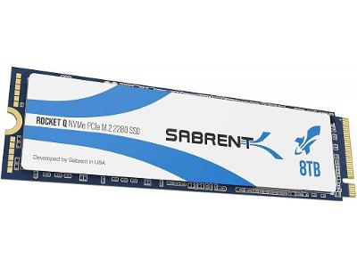 Sabrent Rocket Q 8TB NVMe PCIe M.2 2280 Interní vysoce výkonný SSD dis