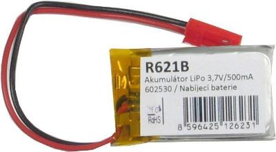 Akumulátor R621B Li-Pol 3,7V/500mAh 602530 /Nabíjecí baterie Li-Pol/