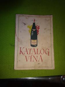 Katalog vína z roku 1954 pro podniky Rarita!!!