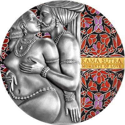 KAMA SUTRA II. - 3 oz stříbrná mince 3000 Francs Cameroon 2020