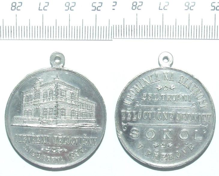 Medaile - Sokol - Přerov - Numismatika
