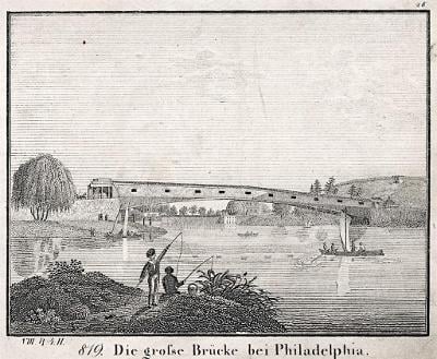 Philadelphia, Neue Bilder.., litografie , 1837