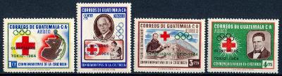 Guatemala 1964 */Mi. 718-21 , komplet , sport ,  /L22/