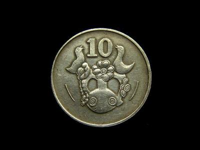 Kypr - 10 Cents 1983